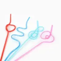 Трубочки для коктейля &laquo;Завитушка&raquo;, набор 4 шт., МИКС