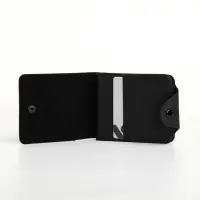 Кошелёк детский &laquo;Коала&raquo;, маленький, на кнопке, чёрный