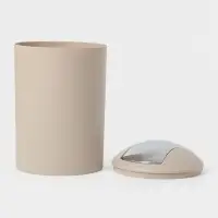 Набор аксессуаров для ванной комнаты SAVANNA &laquo;Сильва&raquo;, 6 предметов (дозатор, мыльница, 2 стакана, ёршик, ведро), цвет серый