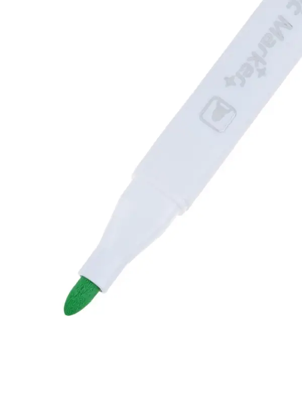 Набор маркеров профессиональных двусторонних 24 цветов, в пенале, c ручкой, микс