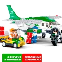 Конструктор Sluban &laquo;Транспортный самолёт&raquo;, 251 деталь