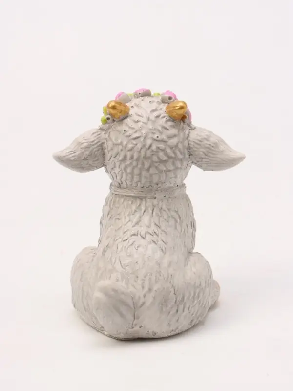 Фигурка декоративная &laquo;Козленок с колокольчиком&raquo;, 8&times;5&times;7 см, серая