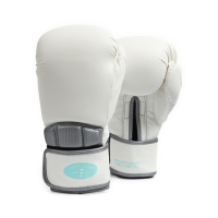 Боксёрские перчатки FIGHT EMPIRE, TIFFANY, белый карбон, размер 12 oz