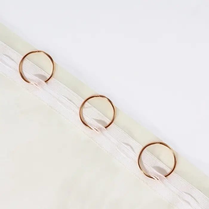 Кольцо для карниза, разъёмное, d = 28/33 мм, 10 шт, цвет розовое золото Кольцо для карниза, разъёмное, d = 28/33 мм, 10 шт, цвет розовое золото