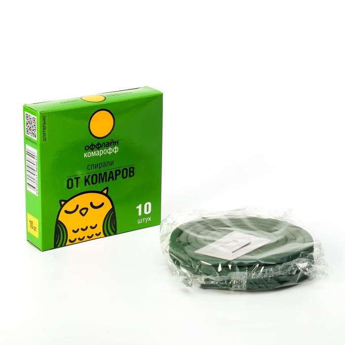 Спирали от комаров  Спирали от комаров "Комарофф", 10 шт