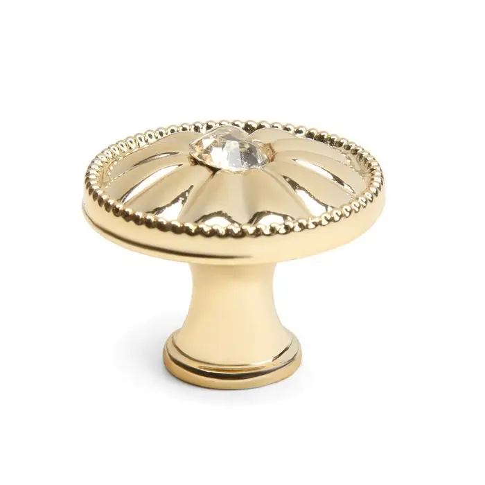 Ручка-кнопка ТУНДРА РК116GP, цвет золото