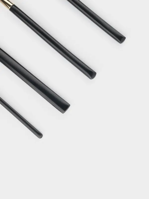 Столовые приборы Magistro &laquo;Версаль&raquo;, 4 предмета, нержавеющая сталь, золотистые, чёрные