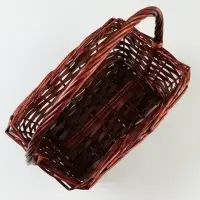 Корзина плетёная для хранения &laquo;Мир&raquo;, ива, коричневая, набор 3 шт.