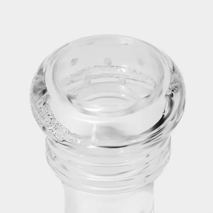 Набор для специй Magistro Glace. 2 предмета: мельница, солонка, 16.5 см, акрил, прозрачный