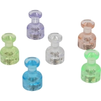 Магнитный держатель для досок усиленный Attache, 6шт/уп. цветной