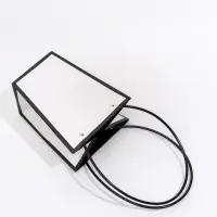 Сумка для цветов Белая влагостойкая, 17&times;17 - 11.5&times;11.5 - 20 см