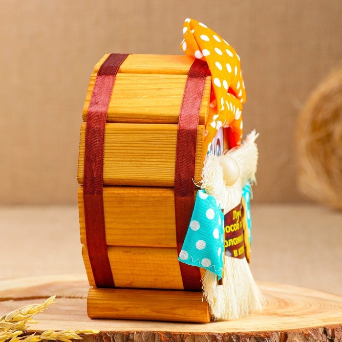 Копилка деревянная Копилка деревянная "Домовой Кузьма", микс