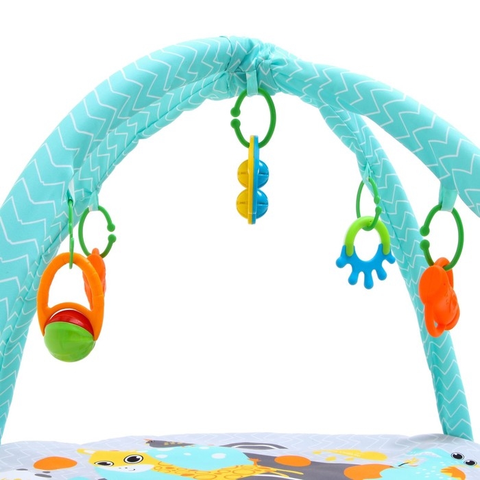 Развивающий коврик с дугами «Африка», 85х85 см, Крошка Я Развивающий коврик с дугами «Африка», 85х85 см, Крошка Я