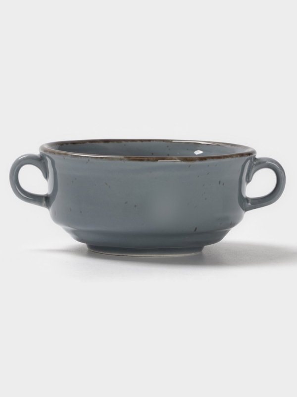 Бульонница Magistro  Бульонница Magistro "Alpine Frost" 250 мл 14,6х14,6х7,2 цвет синий с блюдцем