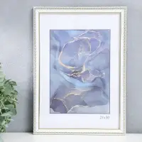 Фоторамка для фото 21&times;30 см Keep memories &laquo;Камея&raquo;, пластик, белый, (пластиковый экран)