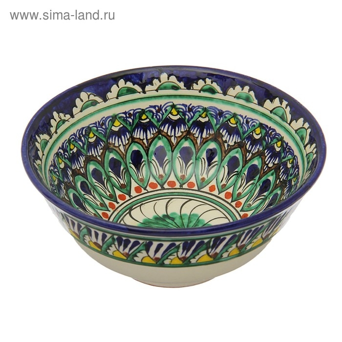 Коса Риштанская Керамика  Коса Риштанская Керамика "Узоры" 15 см, малая, микс