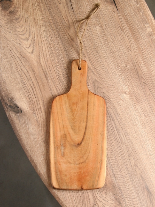 Доска разделочная прямоугольная "Мудрый слон" дерево манго 41х18 см