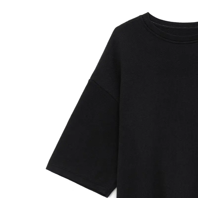 Джемпер с коротким рукавом Siluetti Volumica, черный, размер XS/S Джемпер с коротким рукавом Siluetti Volumica, черный, размер XS/S