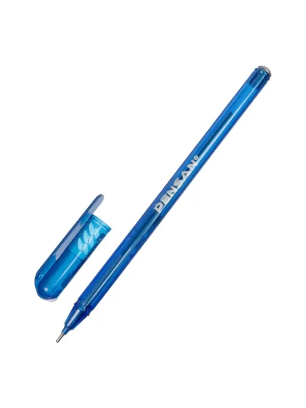 Ручка шариковая Pensan. Star Tech, синий стержень, игольчатый узел 1 мм, на масляной основе