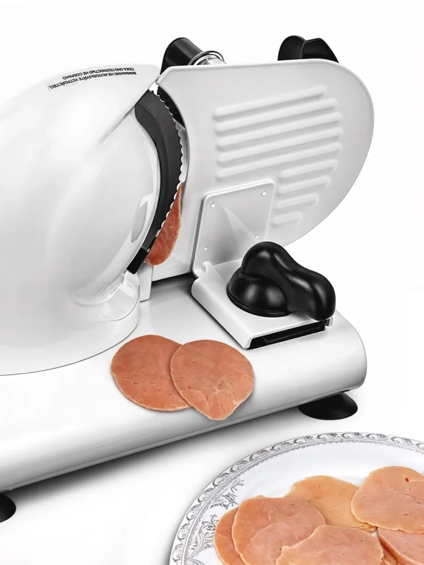 Электрический слайсер для нарезки овощей КТ-6269 Электрический слайсер для нарезки овощей КТ-6269