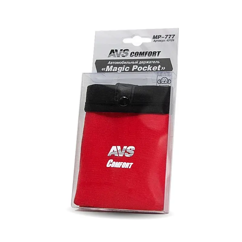 Держатель AVS"Magic Pocket" MP-777 красный