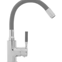 A9890T-2 (Смеситель для умывальника с силиконовым изливом и гайкой)