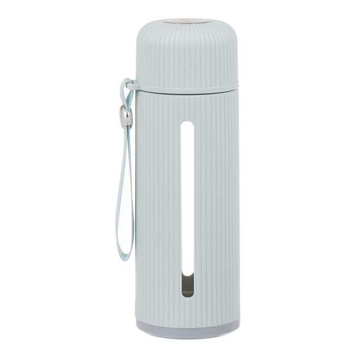 Бутылка для воды, 500 мл, бело-голубая Бутылка для воды, 500 мл, бело-голубая