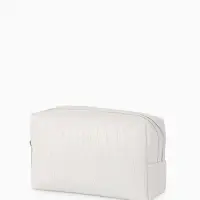 Косметичка дор Одноцвет, 16*5*10, отдел на молнии, белый