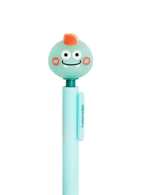 Ручка гелевая-прикол, синие чернила «Динозаврчик», спиннер (вращается голова)