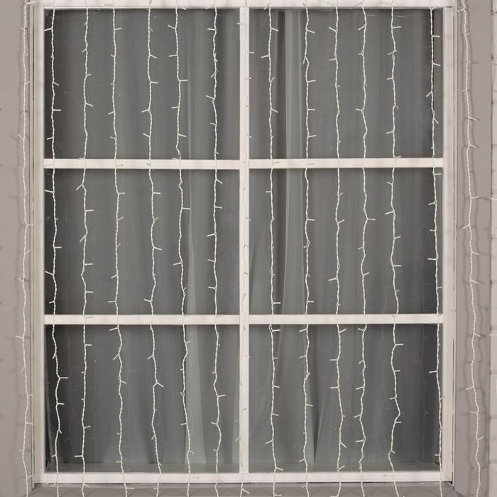 Гирлянда «Занавес» 2 × 6 м, IP44, УМС, белая нить, 1440 LED, свечение синее, 220 В Гирлянда «Занавес» 2 × 6 м, IP44, УМС, белая нить, 1440 LED, свечение синее, 220 В