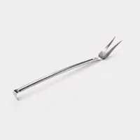 Вилка поварская &laquo;Кулинар&raquo;, длина 45.1 см, толщина 1.5 мм, упрощённая обработка, нержавеющая сталь, серебристая