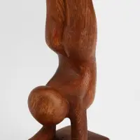 Абстракция &laquo;Гимнастика&raquo;, 11&times;4&times;20 см, дерево суар