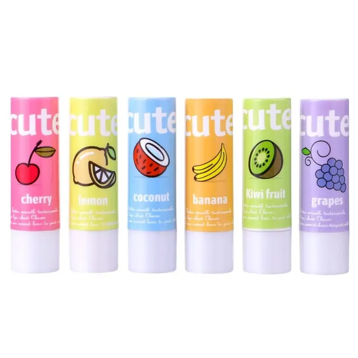 Бальзам для губ фруктовый, микс цветов и ароматов Бальзам для губ фруктовый, микс цветов и ароматов