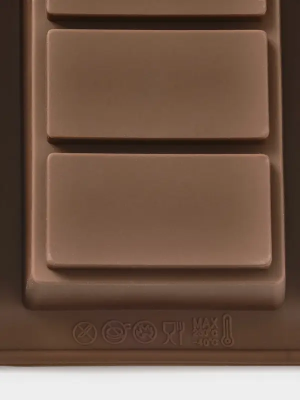 Форма для дубайского шоколада 6 плиток Форма для дубайского шоколада 6 плиток "Квадраты, полосы, пирамиды" 27,5x17x2 см