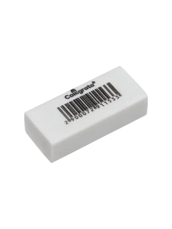 Набор ластиков 12 штук, прямоугольные, белые, синтетические, 31&times;13&times;9 мм