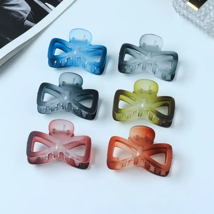 Крабик для волос «Кэнди», матовый бантик, 7 см, МИКС Крабик для волос «Кэнди», матовый бантик, 7 см, МИКС