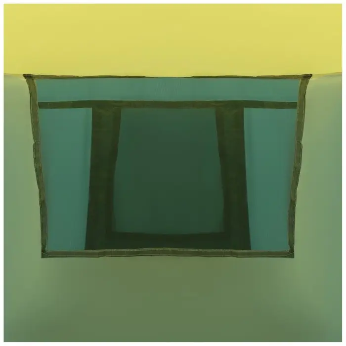 Палатка туристическая 4-местная maclay MASSIF 4, 450×210×190 см, кемпинговая, двухслойная, с тамбуром, зелёная