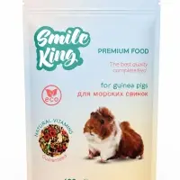 Корм для морской свинки, Smile King премиум, дой-пак пакет, 600 г