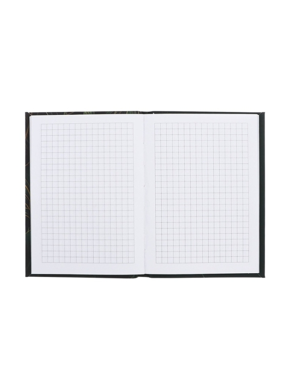 Блокнот А6, 64 листа в клетку Tropic style, твёрдая обложка, матовая ламинация, тиснение фольгой