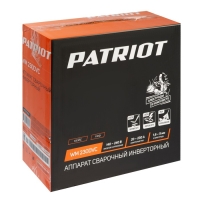 Аппарат сварочный инверторный Patriot WM2230DVC, 220 В, 11 кВт, 20-230 А, 1.6-5 мм, VRD