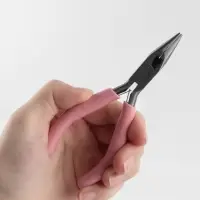 Тонкогубцы с зазубринами, для рукоделия, 12&times;6.5 см, розовые