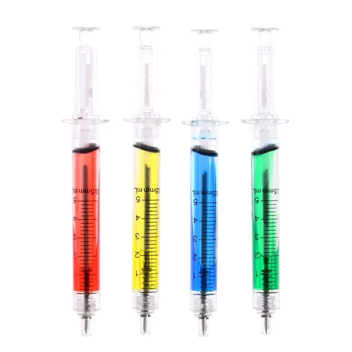 Ручка - прикол Calligrata «Шприц с жидкостью», шариковая, МИКС Ручка - прикол Calligrata «Шприц с жидкостью», шариковая, МИКС