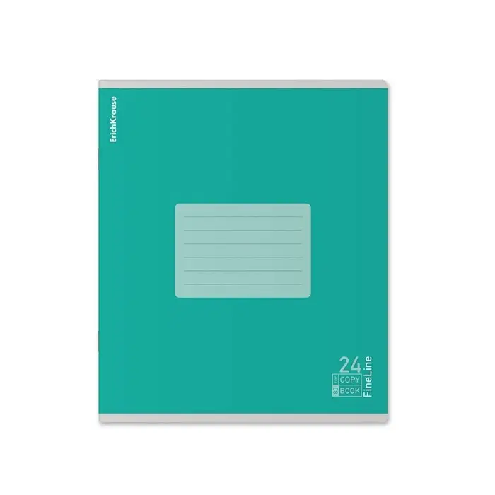 Тетрадь 24 листа в линейку, ErichKrause FineLine, обложка мелованный картон, МИКС
