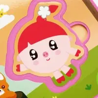 Книжка с мягкими пазлами EVA "Любимые герои", 12 стр., Малышарики