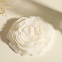 Свеча декоративная &laquo;Бутон пиона&raquo;, белая, 16&times;14&times;4 см