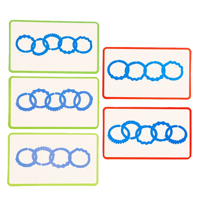 Развивающий набор «Сенсорные колечки», 10 заданий, 3+ Развивающий набор «Сенсорные колечки», 10 заданий, 3+