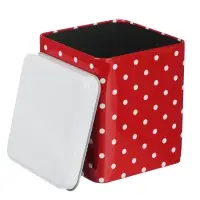 Банка для сыпучих продуктов тм VETTA, Горошек, 10x10x12см, жесть