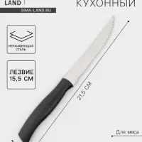 Нож кухонный TRAMONTINA Athus, для мяса, лезвие 12.7 см, нержавеющая сталь AISI 420