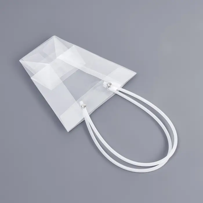 Сумка для цветов прозрачная влагостойкая, 16&times;8 - 8&times;8 - 16 см