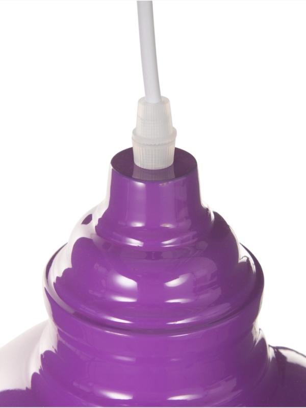 Светильник Paul 1х40Вт Е27 пр-1м темно-фиолетовый 20х20х17,5см Светильник Paul 1х40Вт Е27 пр-1м темно-фиолетовый 20х20х17,5см